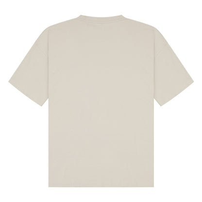 Stone - Back - Casual Classics Unisex Adult Combed Ringspun Cotton Oversized T-Shirt