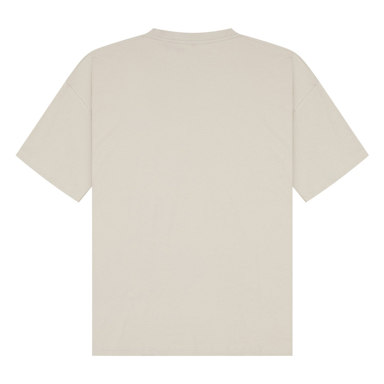 Stone - Back - Casual Classics Unisex Adult Combed Ringspun Cotton Oversized T-Shirt