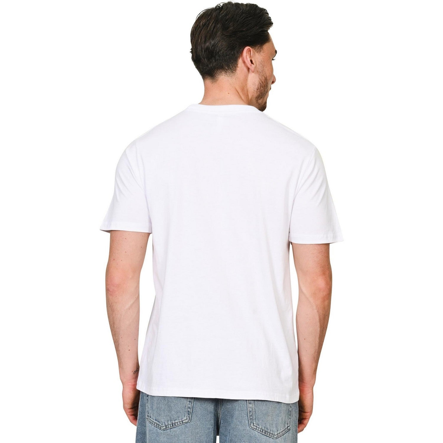 White - Lifestyle - Casual Classics Unisex Adult Combed Ringspun Cotton Slim T-Shirt