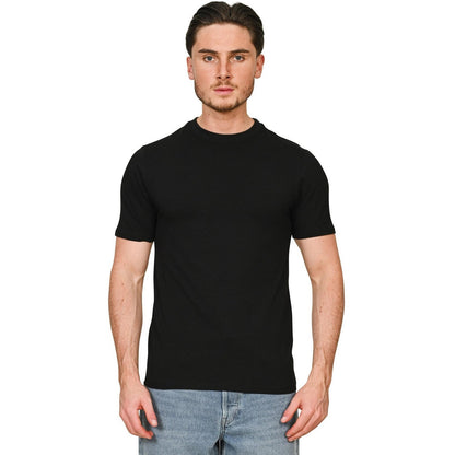 Black - Side - Casual Classics Unisex Adult Muscles Combed Ringspun Cotton T-Shirt
