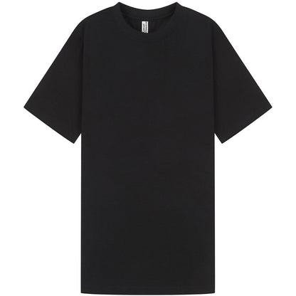 Black - Front - Casual Classics Unisex Adult Muscles Combed Ringspun Cotton T-Shirt