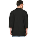 Black - Pack Shot - Casual Classics Unisex Adult Tall Oversized Half-Sleeved T-Shirt