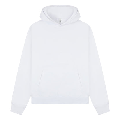 White - Front - Casual Classics Unisex Adult Premium Combed Cotton Tall Oversized Hoodie
