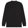 Black - Back - Casual Classics Unisex Adult Extended Neckline Tall Oversized Long-Sleeved T-Shirt