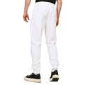 White - Side - Casual Classics Unisex Adult Premium Combed Cotton Jogging Bottoms