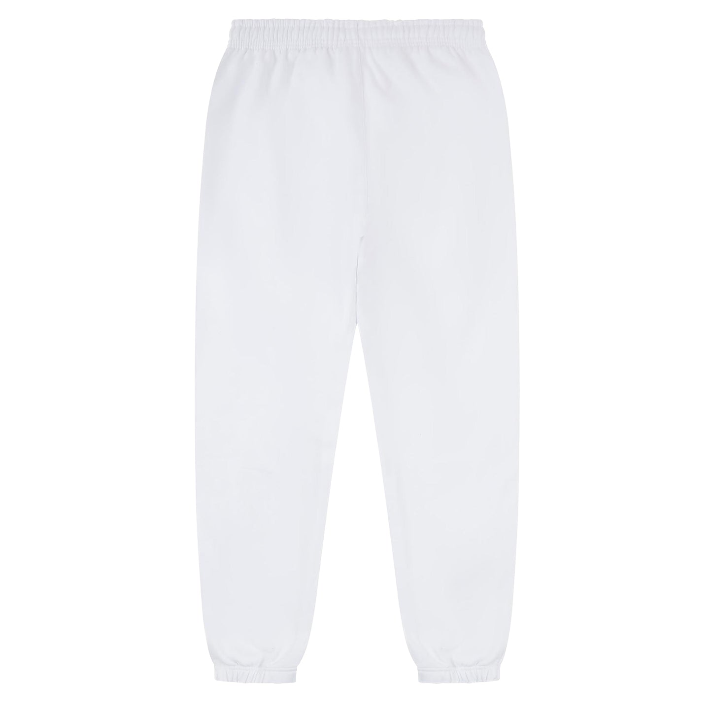 White - Back - Casual Classics Unisex Adult Premium Combed Cotton Oversized Jogging Bottoms