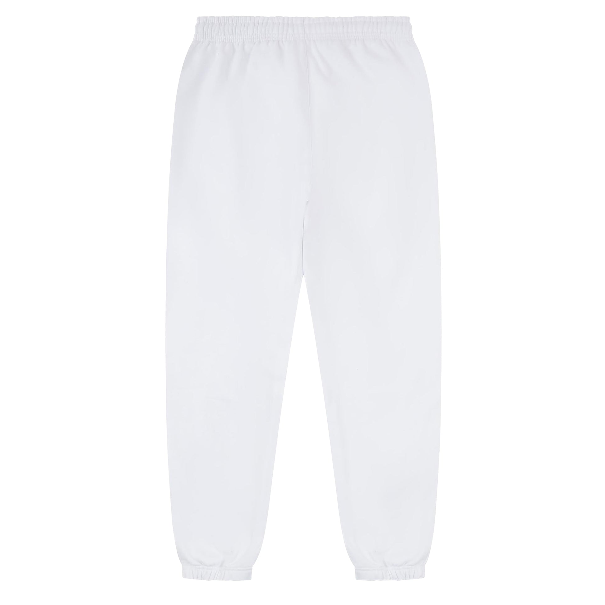 White - Back - Casual Classics Unisex Adult Premium Combed Cotton Oversized Jogging Bottoms