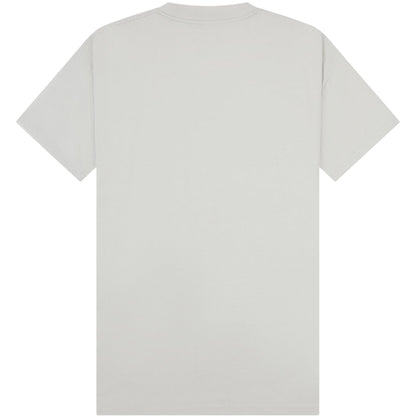 Lunar Grey - Back - Casual Classics Unisex Adult Combed Ringspun Cotton Extended Neckline Tall Oversized T-Shirt