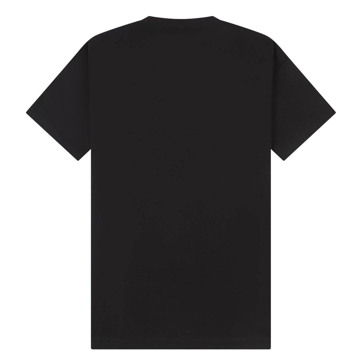 Black - Back - Casual Classics Unisex Adult Supreme Organic Combed Extended Neckline Oversized T-Shirt