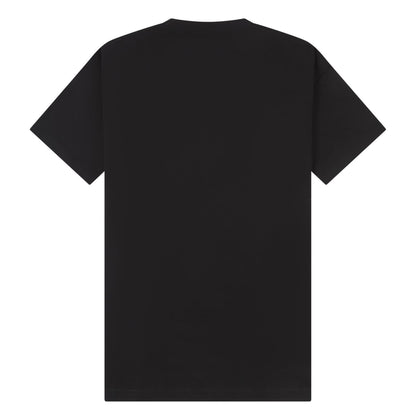 Black - Back - Casual Classics Unisex Adult Supreme Organic Combed Extended Neckline Oversized T-Shirt