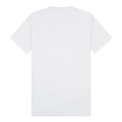 White - Back - Casual Classics Unisex Adult Supreme Organic Combed Extended Neckline Oversized T-Shirt