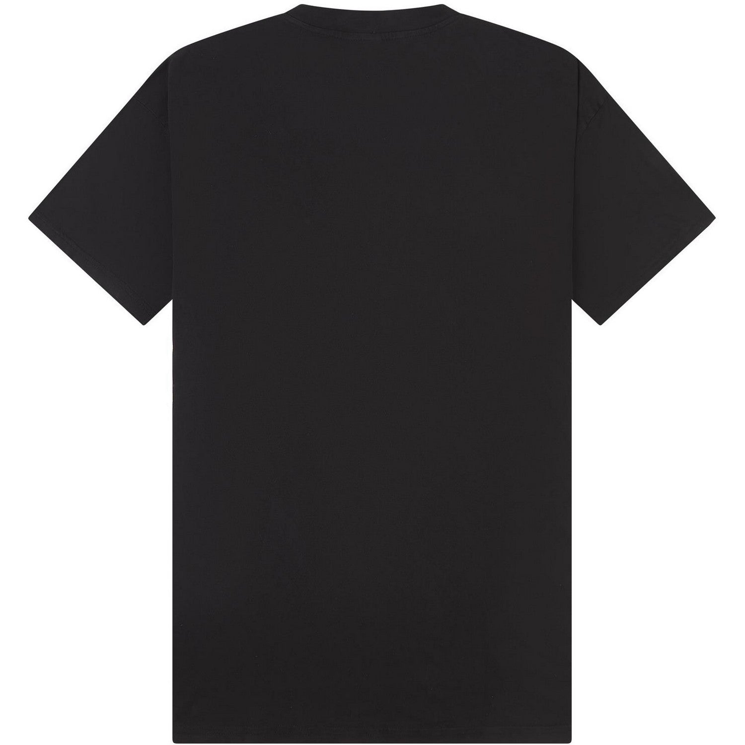 Acid Black - Back - Casual Classics Unisex Adult Acid Wash Combed Ringspun Cotton Extended Neckline Tall Oversized T-Shirt
