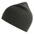 Dark Grey Melange - Front - Atlantis Unisex Adult Holly Baseball Cap