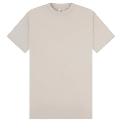 Stone - Front - Casual Classics Unisex Adult Combed Ringspun Cotton Tall Oversized T-Shirt