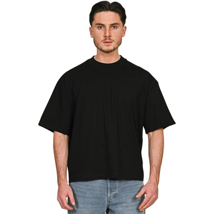 Black - Lifestyle - Casual Classics Unisex Adult Combed Ringspun Cotton Boxy Oversized T-Shirt