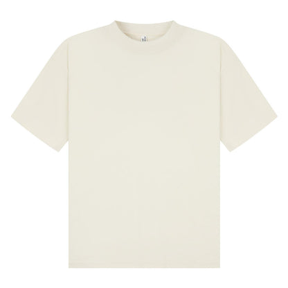 Ecru - Front - Casual Classics Unisex Adult Combed Ringspun Cotton Boxy Oversized T-Shirt