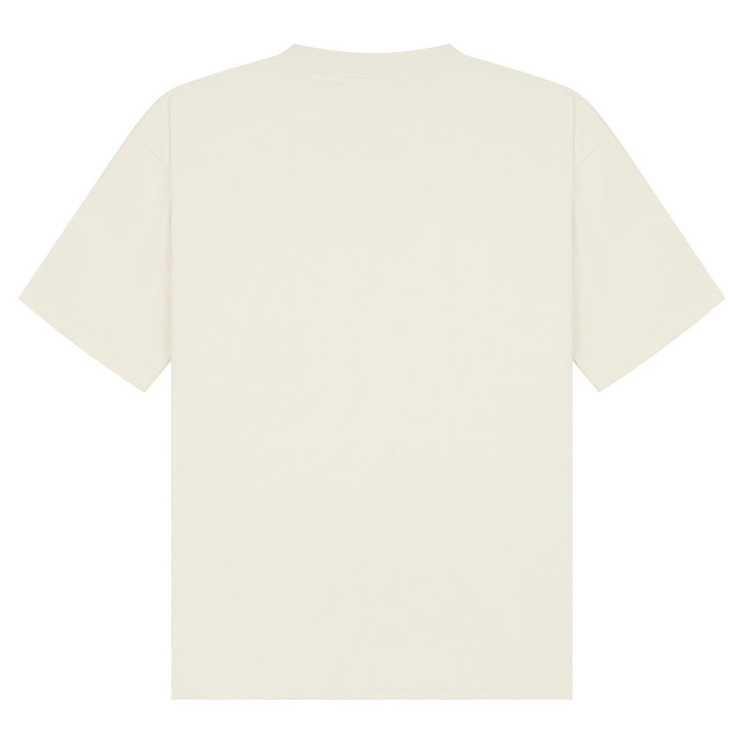 Ecru - Back - Casual Classics Unisex Adult Combed Ringspun Cotton Boxy Oversized T-Shirt