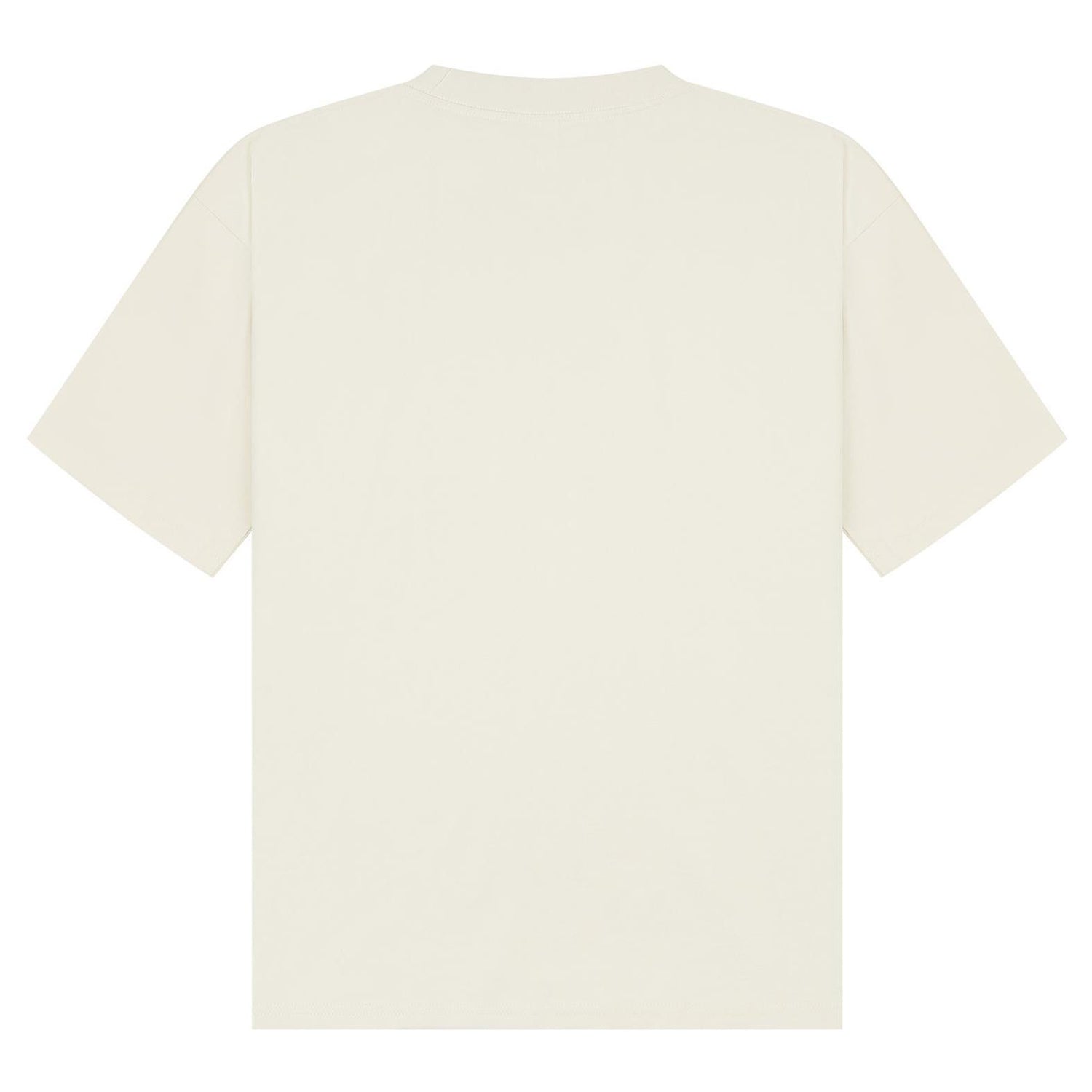 Ecru - Back - Casual Classics Unisex Adult Combed Ringspun Cotton Boxy Oversized T-Shirt