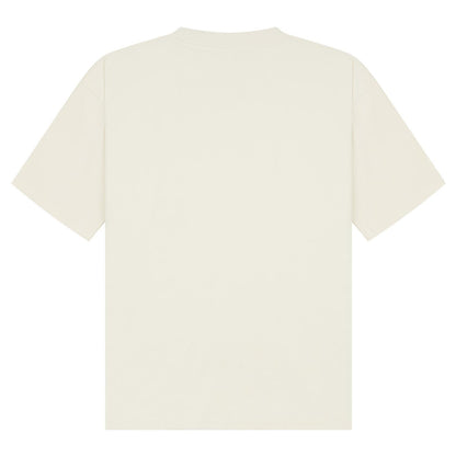 Ecru - Back - Casual Classics Unisex Adult Combed Ringspun Cotton Boxy Oversized T-Shirt