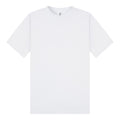 White - Front - Casual Classics Unisex Adult Combed Ringspun Cotton Boxy Oversized T-Shirt