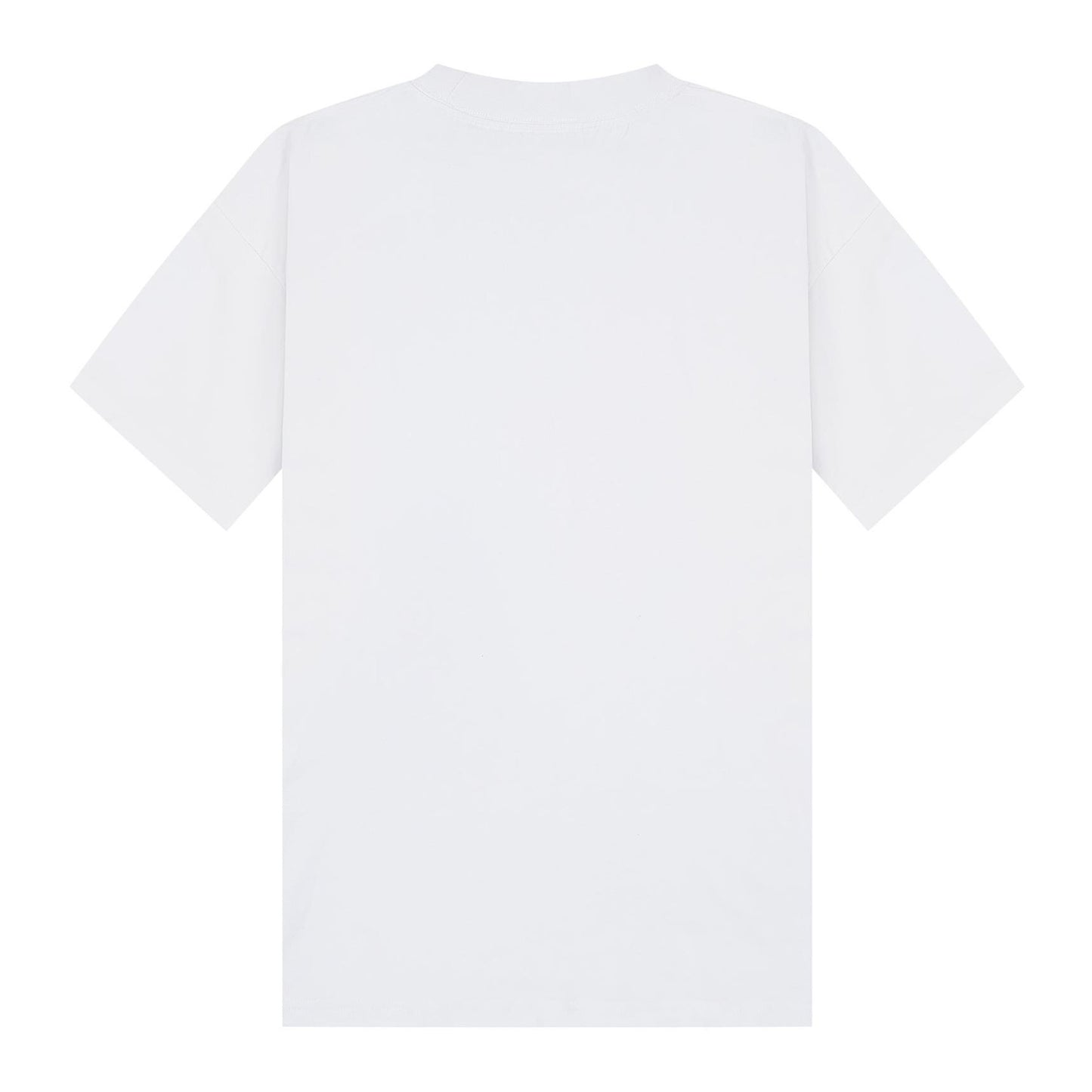 White - Back - Casual Classics Unisex Adult Combed Ringspun Cotton Boxy Oversized T-Shirt