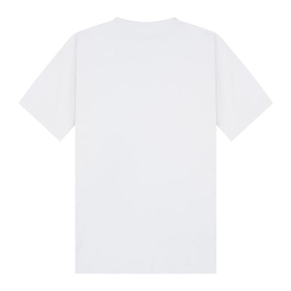 White - Back - Casual Classics Unisex Adult Combed Ringspun Cotton Boxy Oversized T-Shirt
