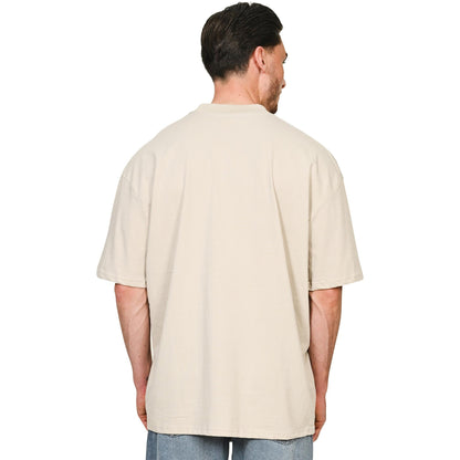 Stone - Lifestyle - Casual Classics Unisex Adult Combed Ringspun Cotton Extended Neckline Tall Oversized T-Shirt