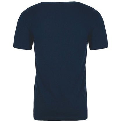 Midnight Navy - Front - Next Level Apparel Unisex Adult Cotton T-Shirt