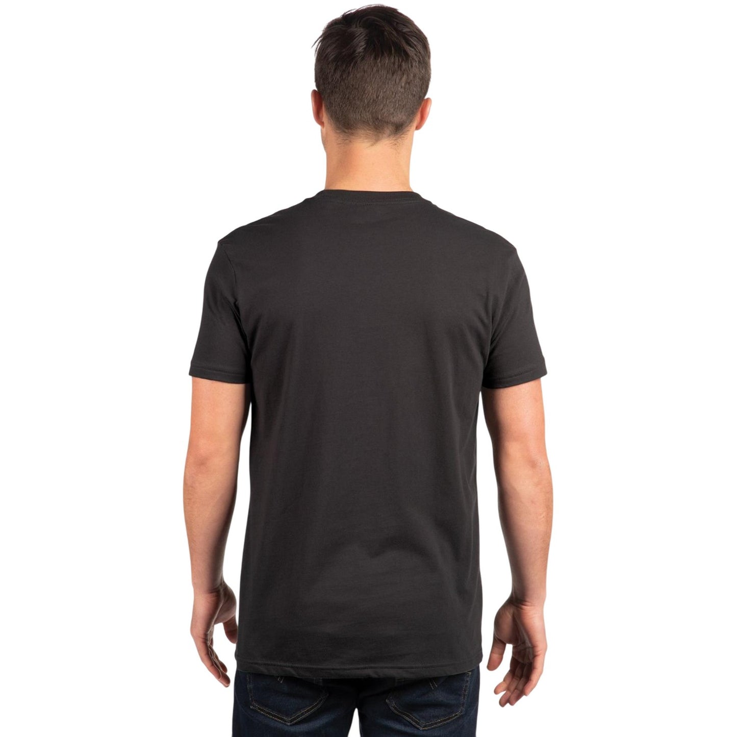 Graphite Black - Back - Next Level Apparel Unisex Adult Cotton T-Shirt