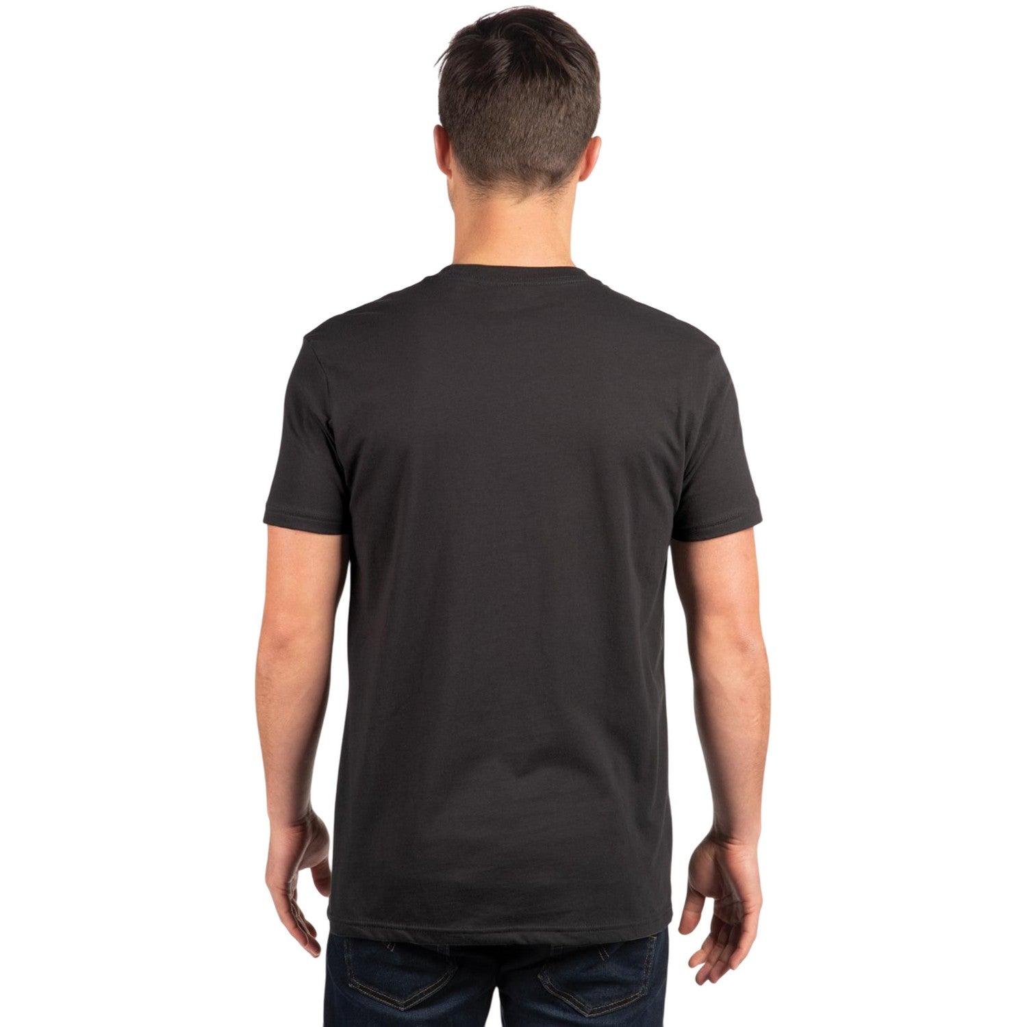 Graphite Black - Back - Next Level Apparel Unisex Adult Cotton T-Shirt