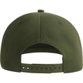 Olive - Back - Atlantis Unisex Adult James 6 Panel Recycled Polyester Snapback Cap