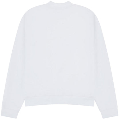White - Back - Casual Classics Unisex Adult Premium Extended Neckline Boxy Oversized Sweatshirt