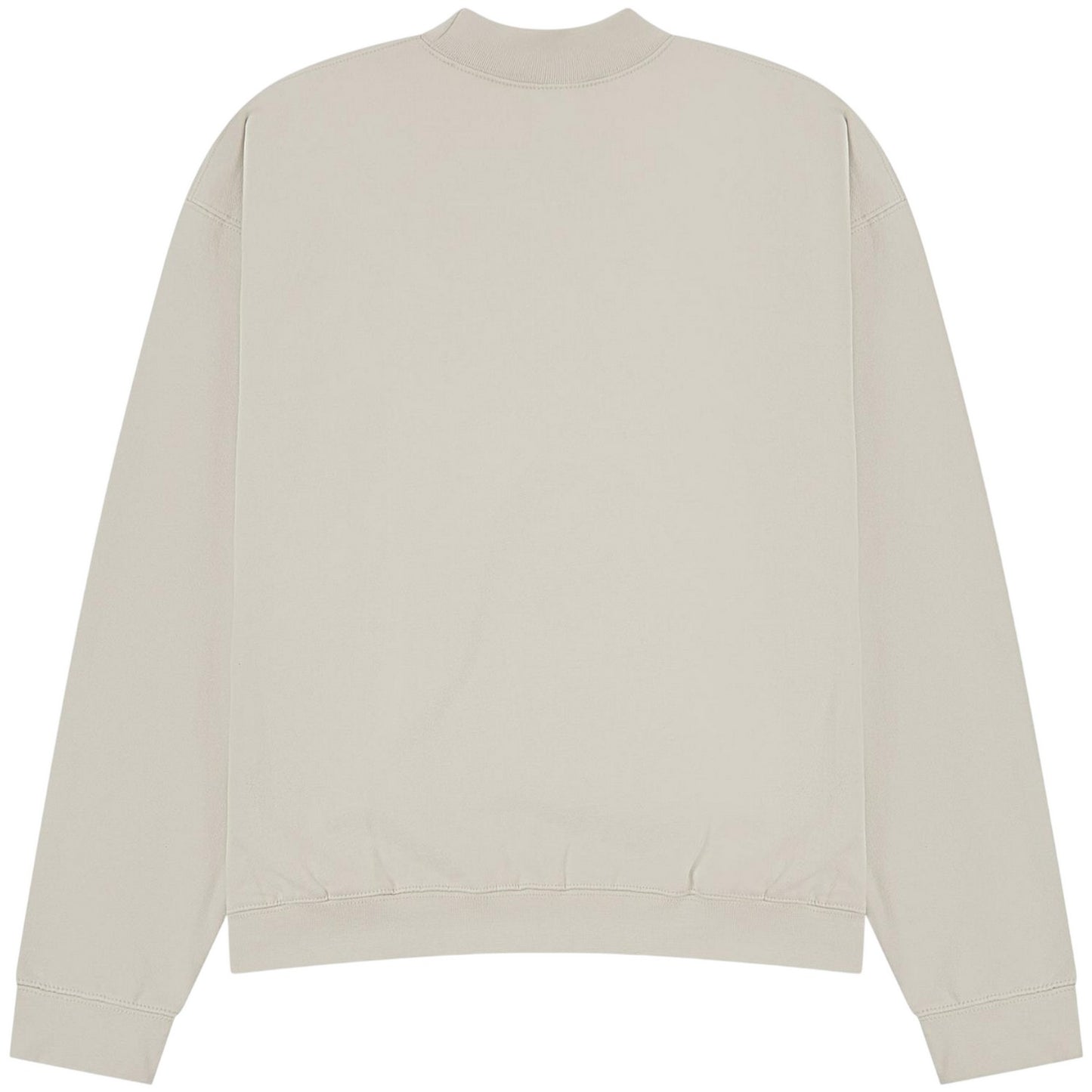 Stone - Back - Casual Classics Unisex Adult Premium Extended Neckline Boxy Oversized Sweatshirt