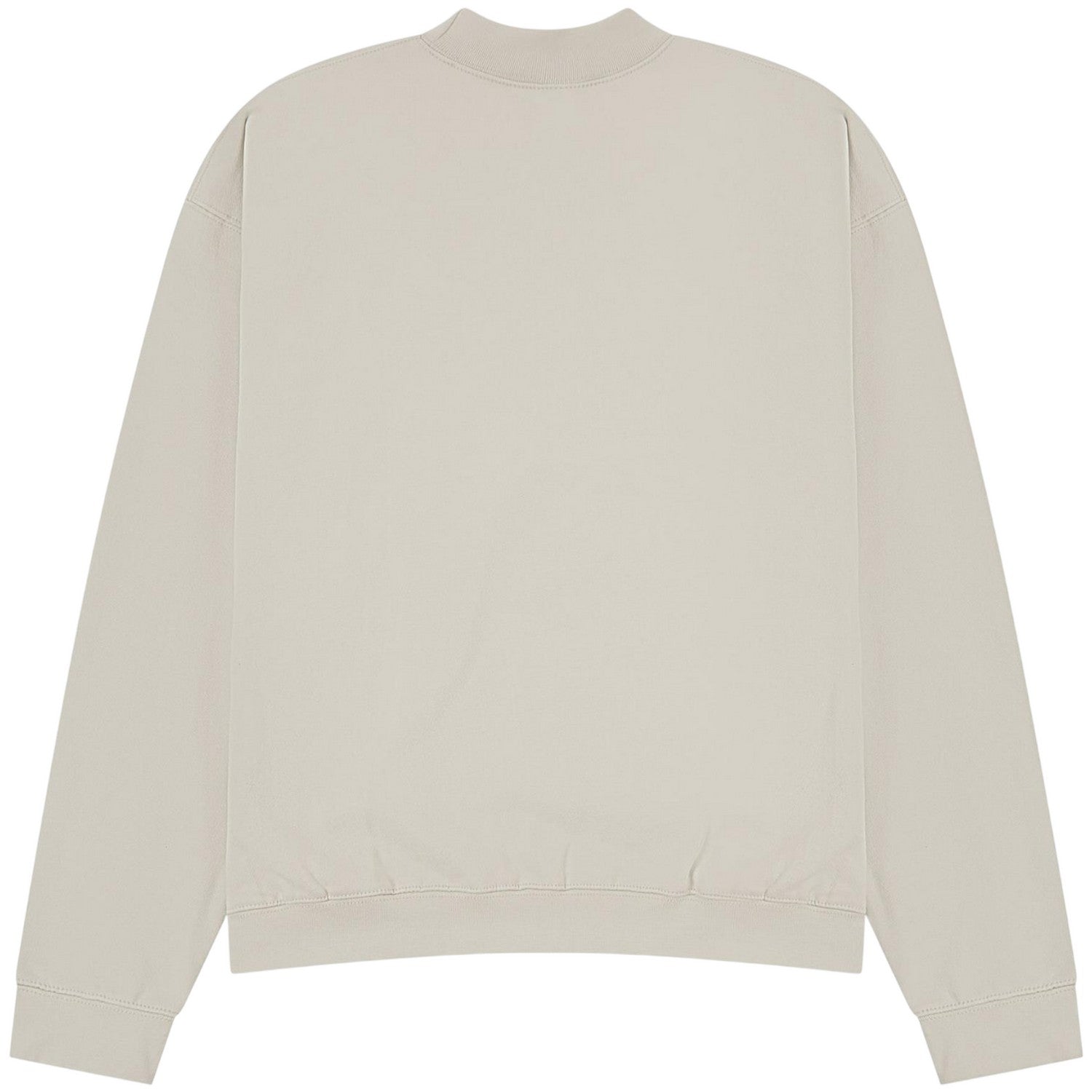 Stone - Back - Casual Classics Unisex Adult Premium Extended Neckline Boxy Oversized Sweatshirt