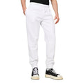 White - Side - Casual Classics Unisex Adult Premium Combed Cotton Jogging Bottoms
