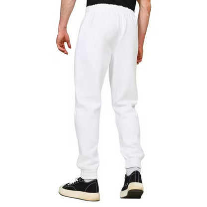 White - Lifestyle - Casual Classics Unisex Adult Premium Combed Cotton Jogging Bottoms