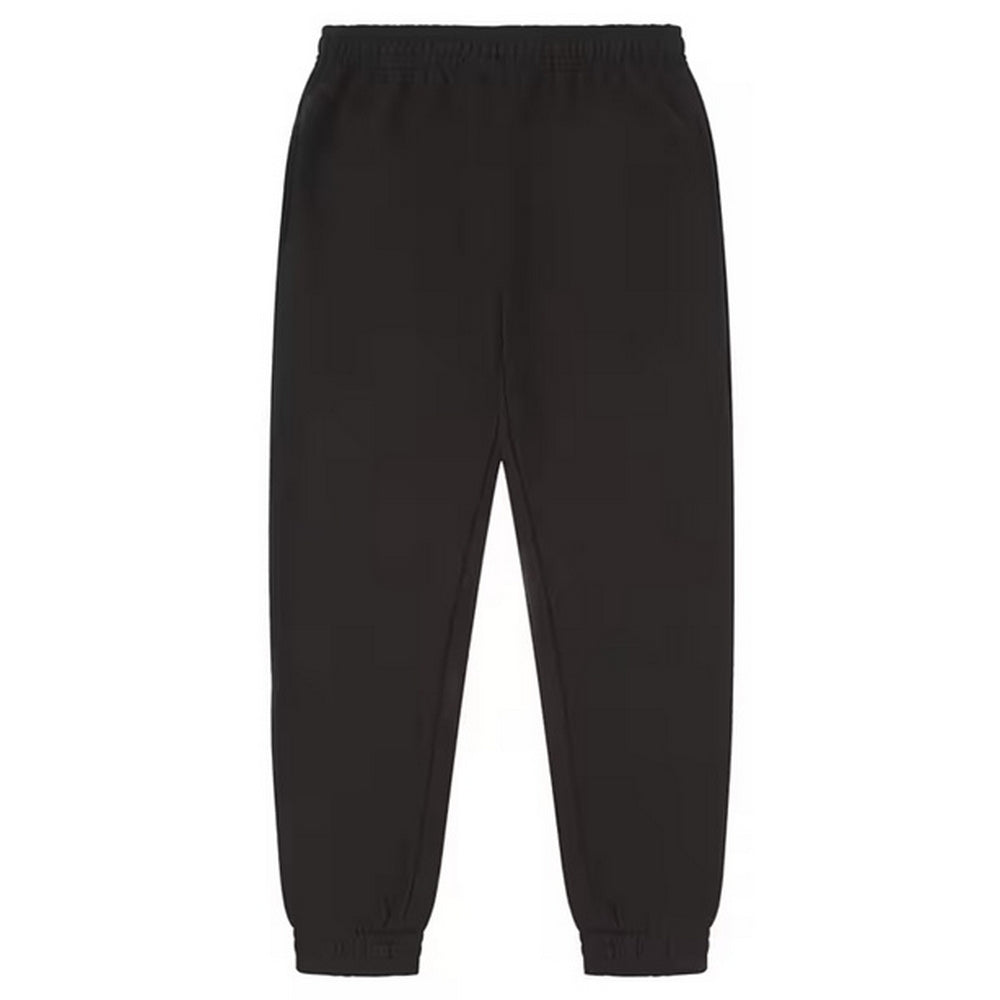 Black - Front - Casual Classics Unisex Adult Premium Combed Cotton Jogging Bottoms