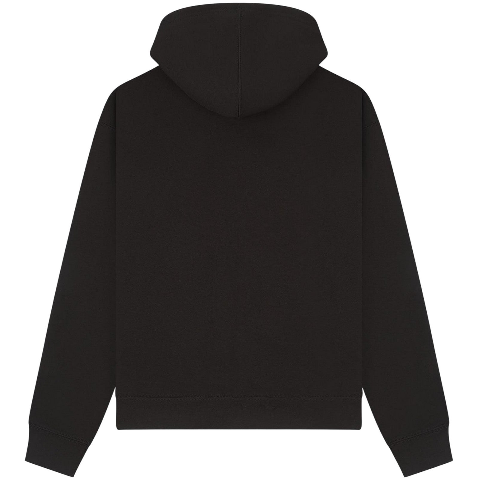 Black - Back - Casual Classics Unisex Adult Premium Boxy Oversized Full Zip Hoodie