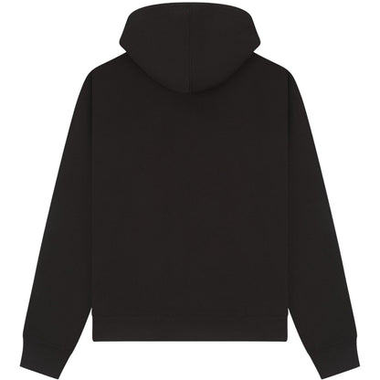 Black - Back - Casual Classics Unisex Adult Premium Boxy Oversized Full Zip Hoodie