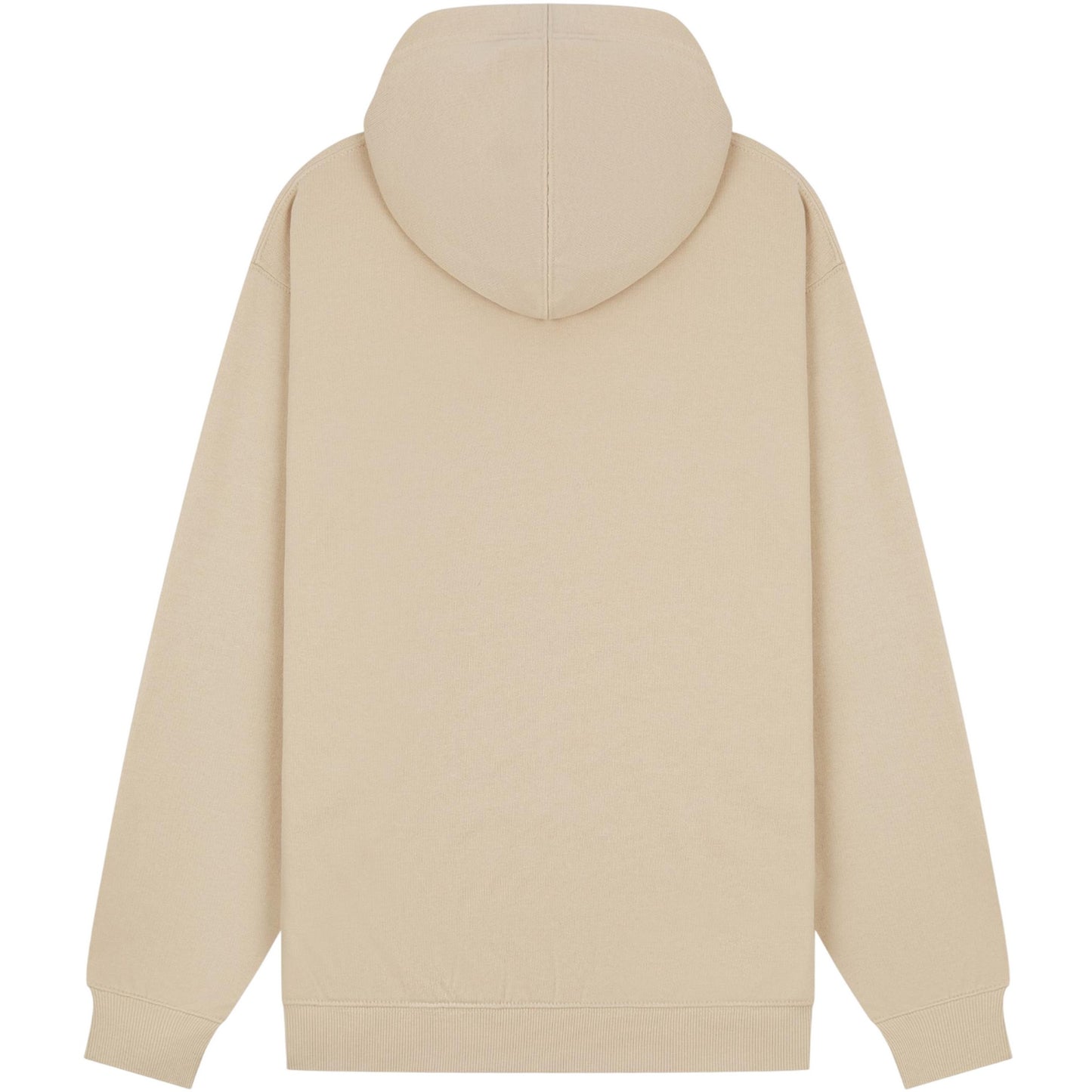 Stone - Back - Casual Classics Unisex Adult Premium Boxy Oversized Full Zip Hoodie