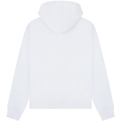 White - Back - Casual Classics Unisex Adult Premium Boxy Oversized Full Zip Hoodie