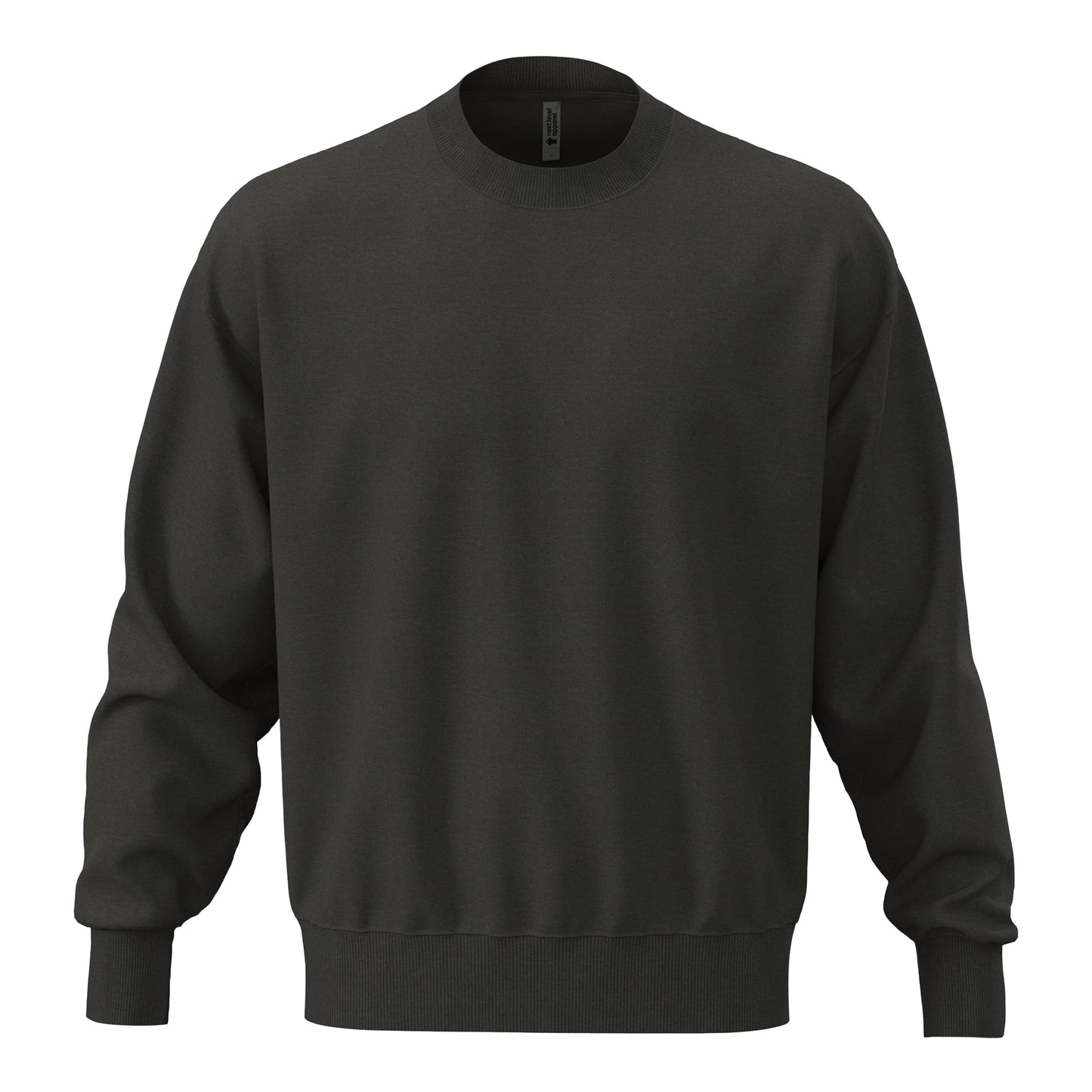 Graphite Black - Front - Next Level Apparel Unisex Adult Heavyweight Sweatshirt