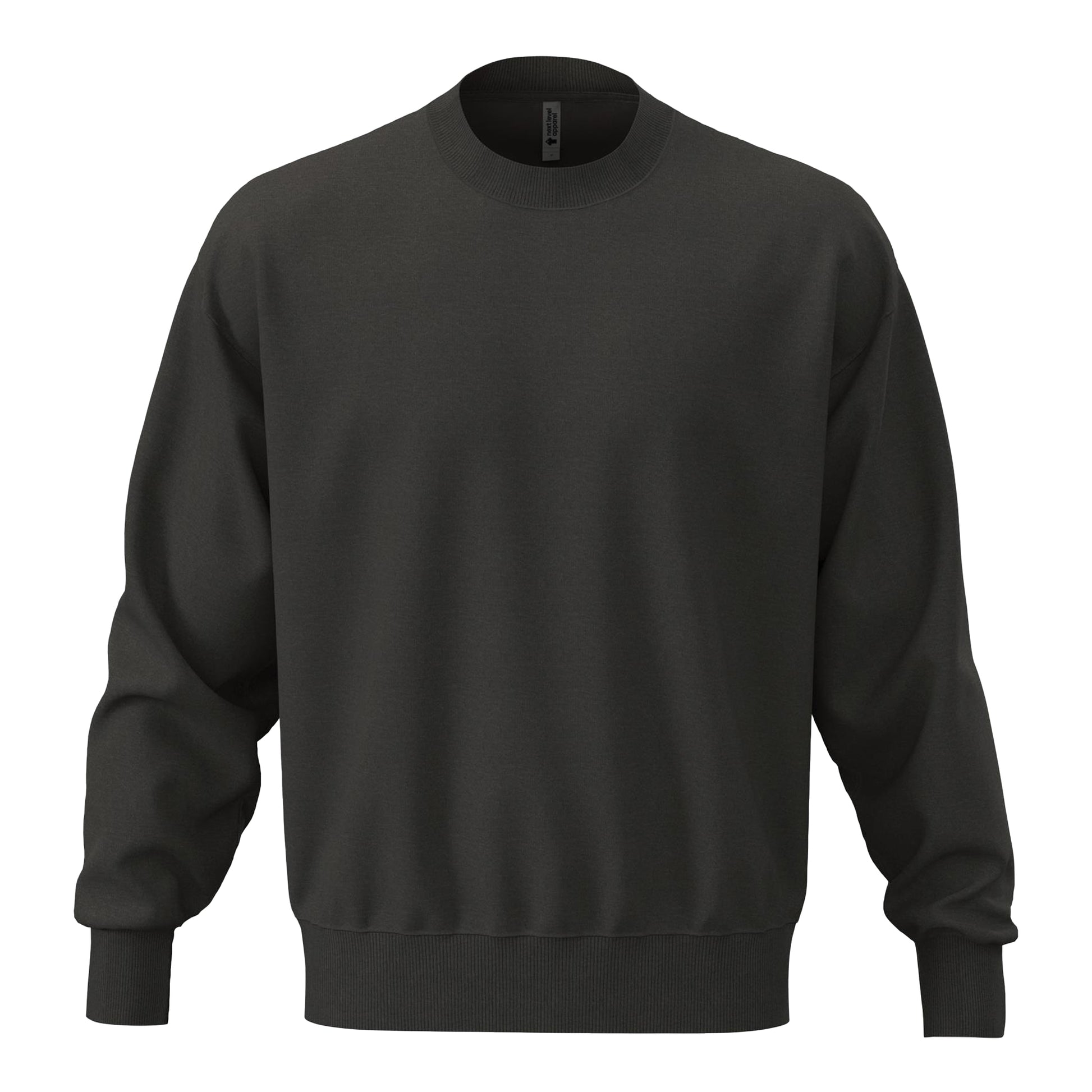 Graphite Black - Front - Next Level Apparel Unisex Adult Heavyweight Sweatshirt