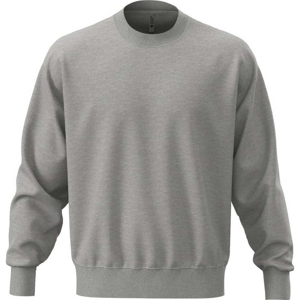 Heather Grey - Front - Next Level Apparel Unisex Adult Heather Heavyweight Sweatshirt