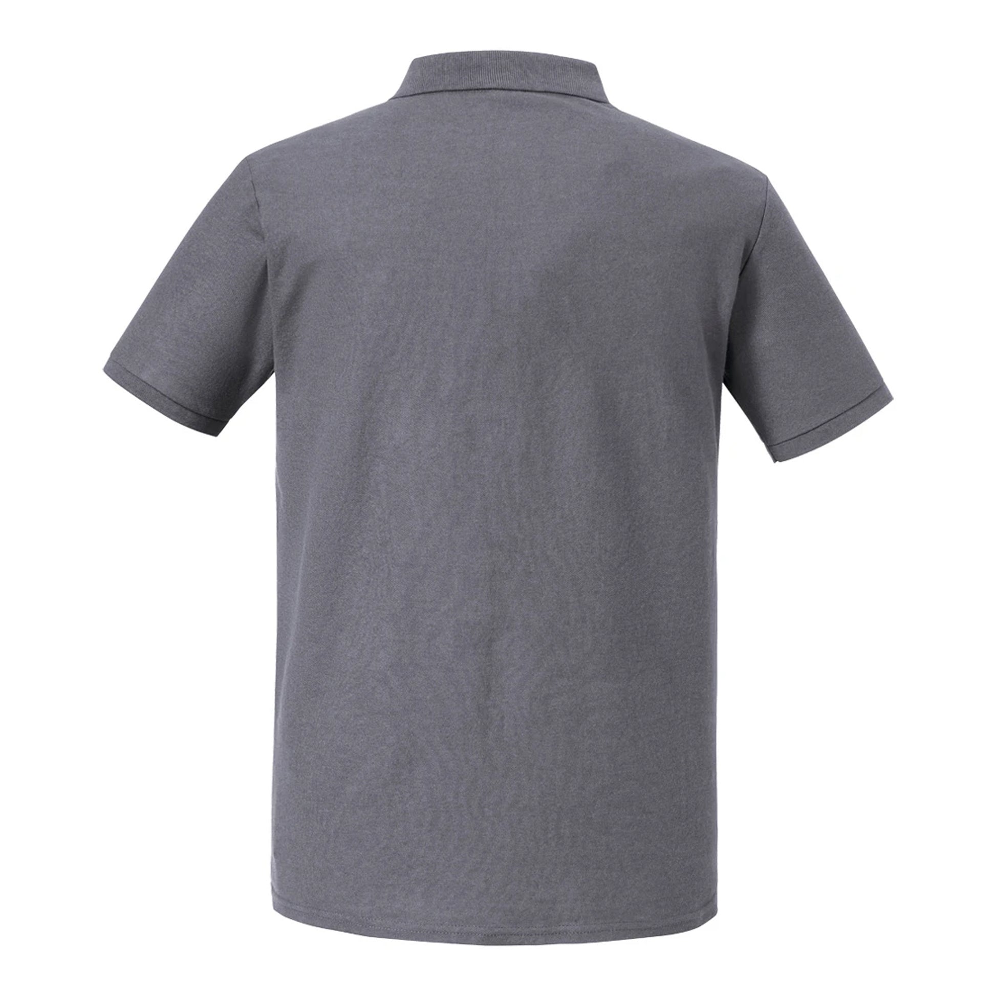 Convoy Grey - Back - Russell Unisex Adult Authentic Eco Polo Shirt