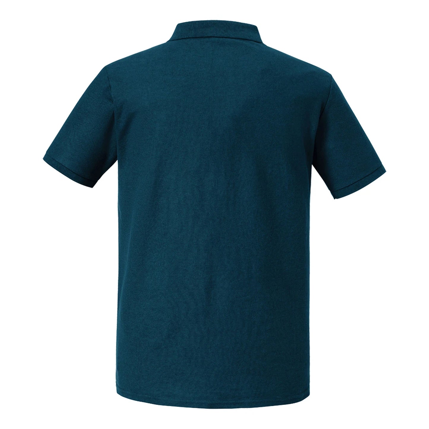 Petrol Blue - Back - Russell Unisex Adult Authentic Eco Polo Shirt