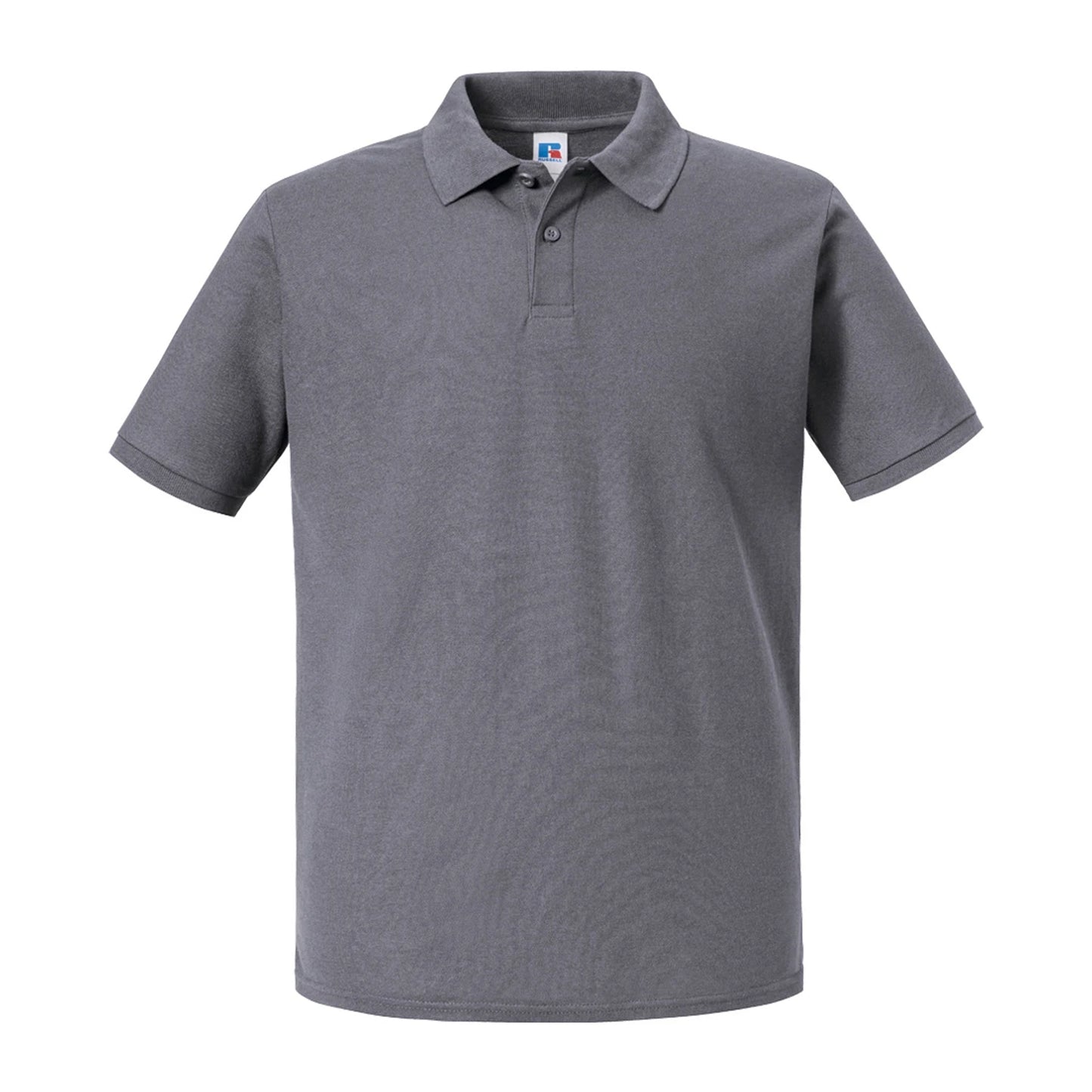 Convoy Grey - Front - Russell Unisex Adult Authentic Eco Polo Shirt