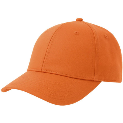 Orange - Back - Atlantis Unisex Adult Baseball Cap