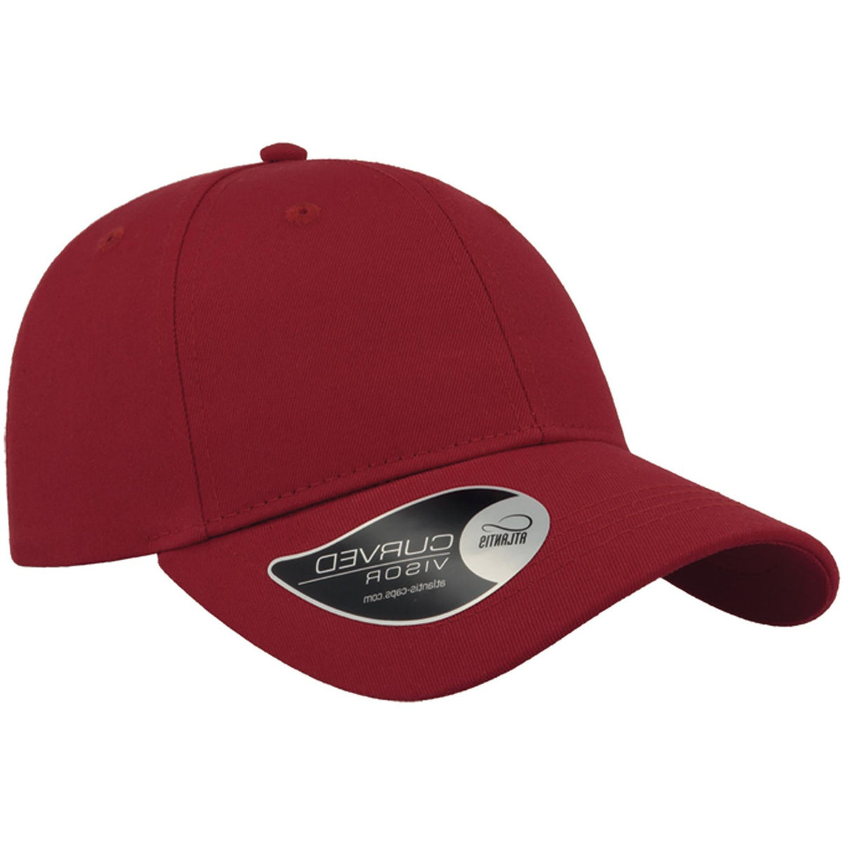 Burgundy - Front - Atlantis Unisex Adult Baseball Cap