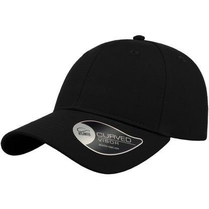 Black - Back - Atlantis Unisex Adult Baseball Cap